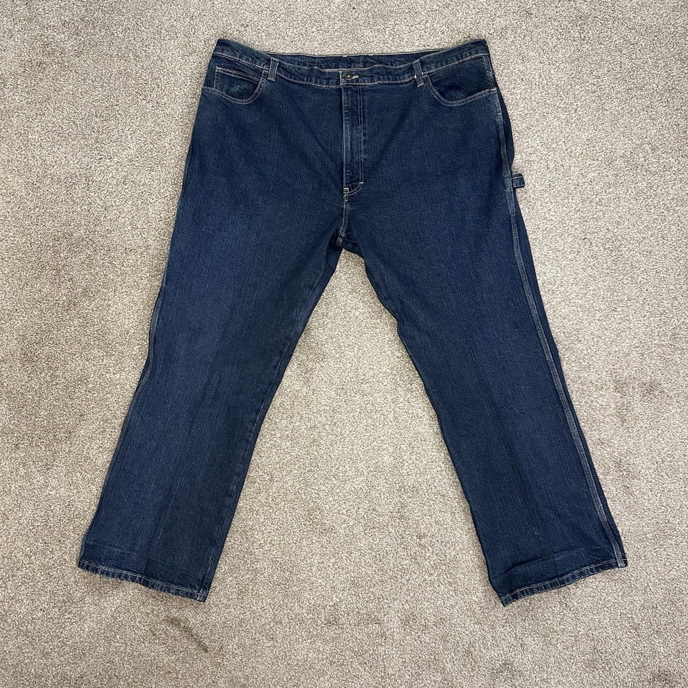 Dickies Carpenter Jeans Men's 48x32 (Tag 44x32) Med Wash Hammer Loop Y2K Baggy